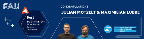 Zum Artikel "Julian Motzelt und Maximilian Lübke gewannen den Altair Student Contest"