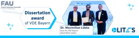 Zum Artikel "Maximilian Lübke wins the VDE Bayern dissertation award"